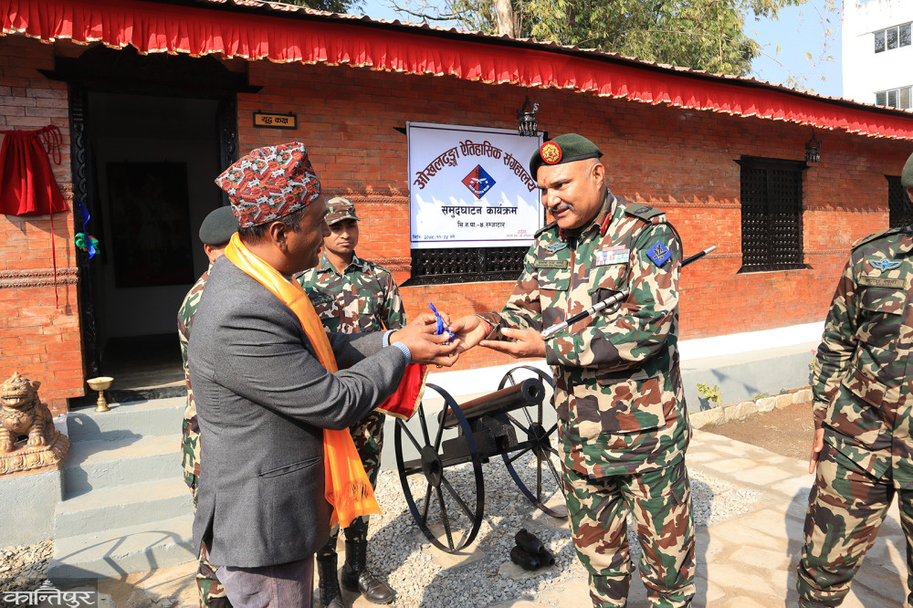 रूम्जाटारमा सेनाले बनाइदियो ऐतिहासिक संग्रहालय