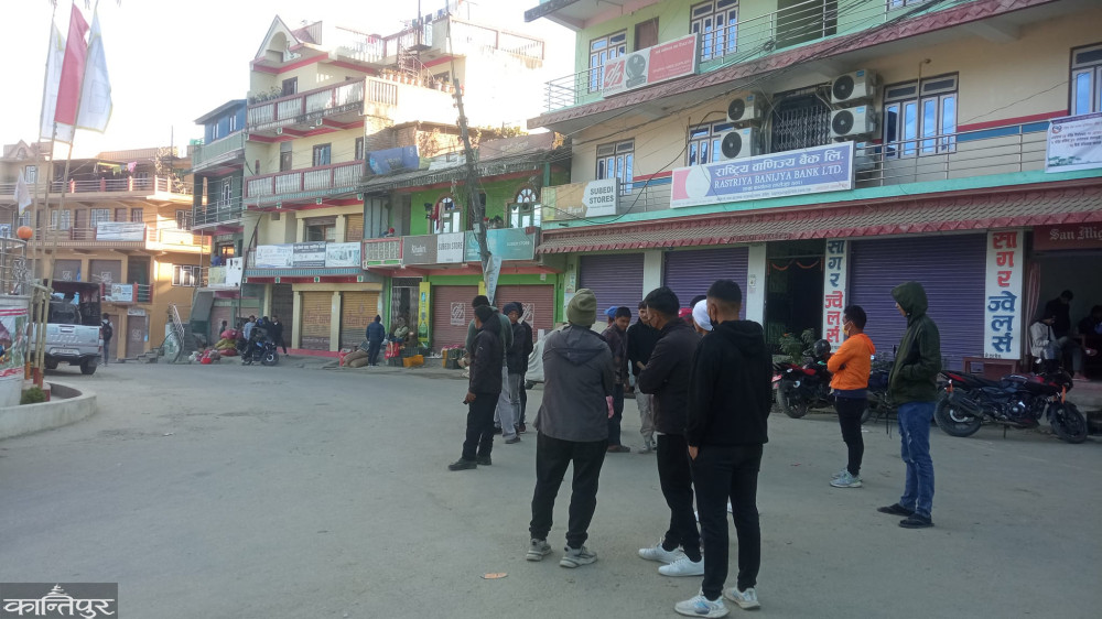 पहिचान पक्षधरको आन्दोलनका कारण ताप्लेजुङमा बजार र यातायात ठप्प