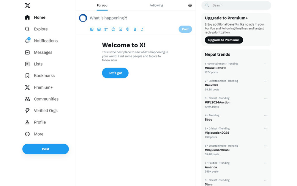 सामाजिक सञ्जाल 'एक्स' विश्वभर डाउन
